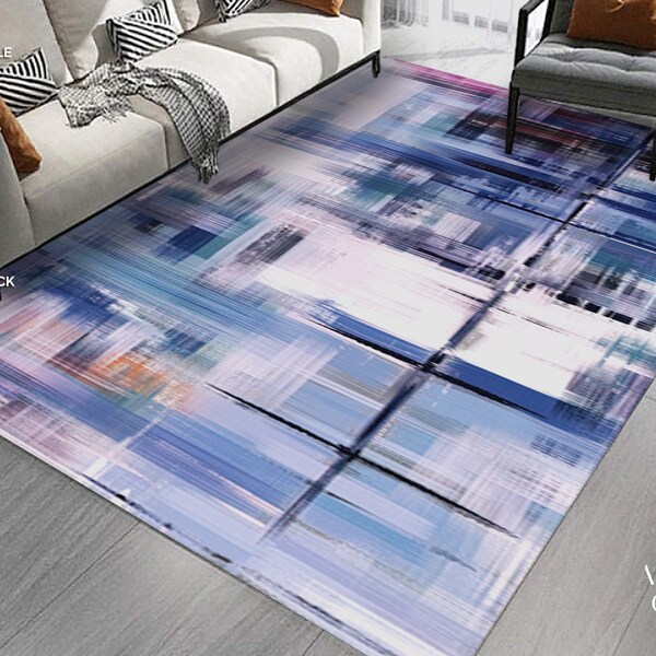Colorful Rug Etsy