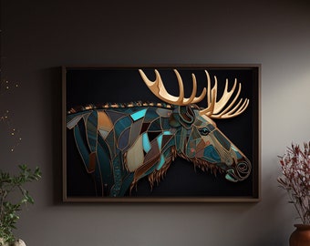 アラスカ先住民アート、ネイティブアメリカンの版画、アレウト族アート