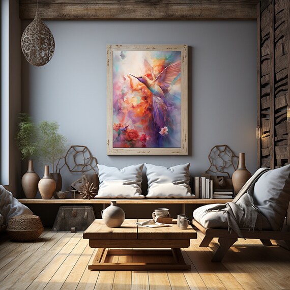 Hummingbird Ailinani's Garden Ballet, Indigenous Art, Tribe Art, Tlingit art, Native Art, Wall Decor, Traditional art,Gloss Posters