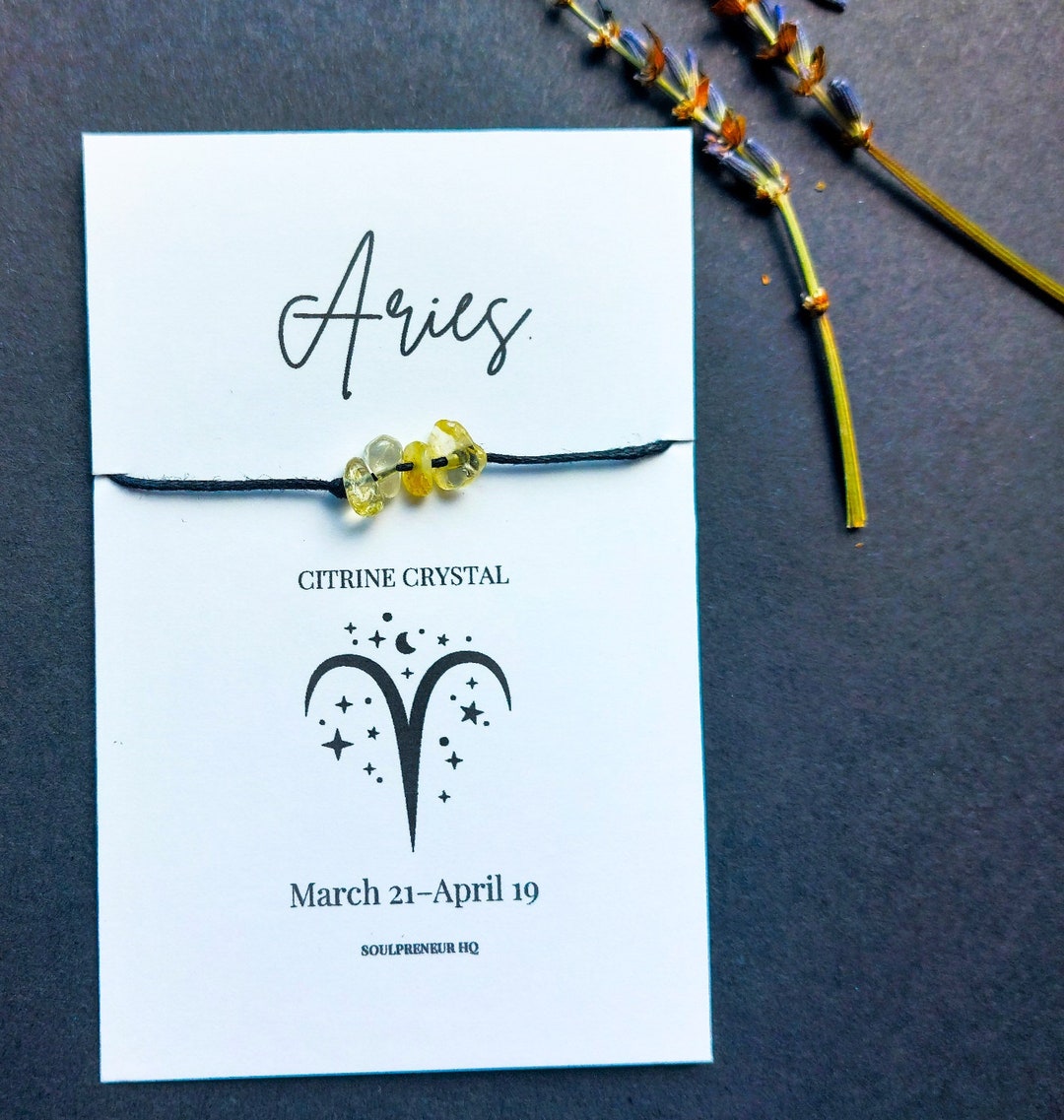 Aries Bracelet Aries Gift Aries Jewellery Aries Crystal Etsy UK