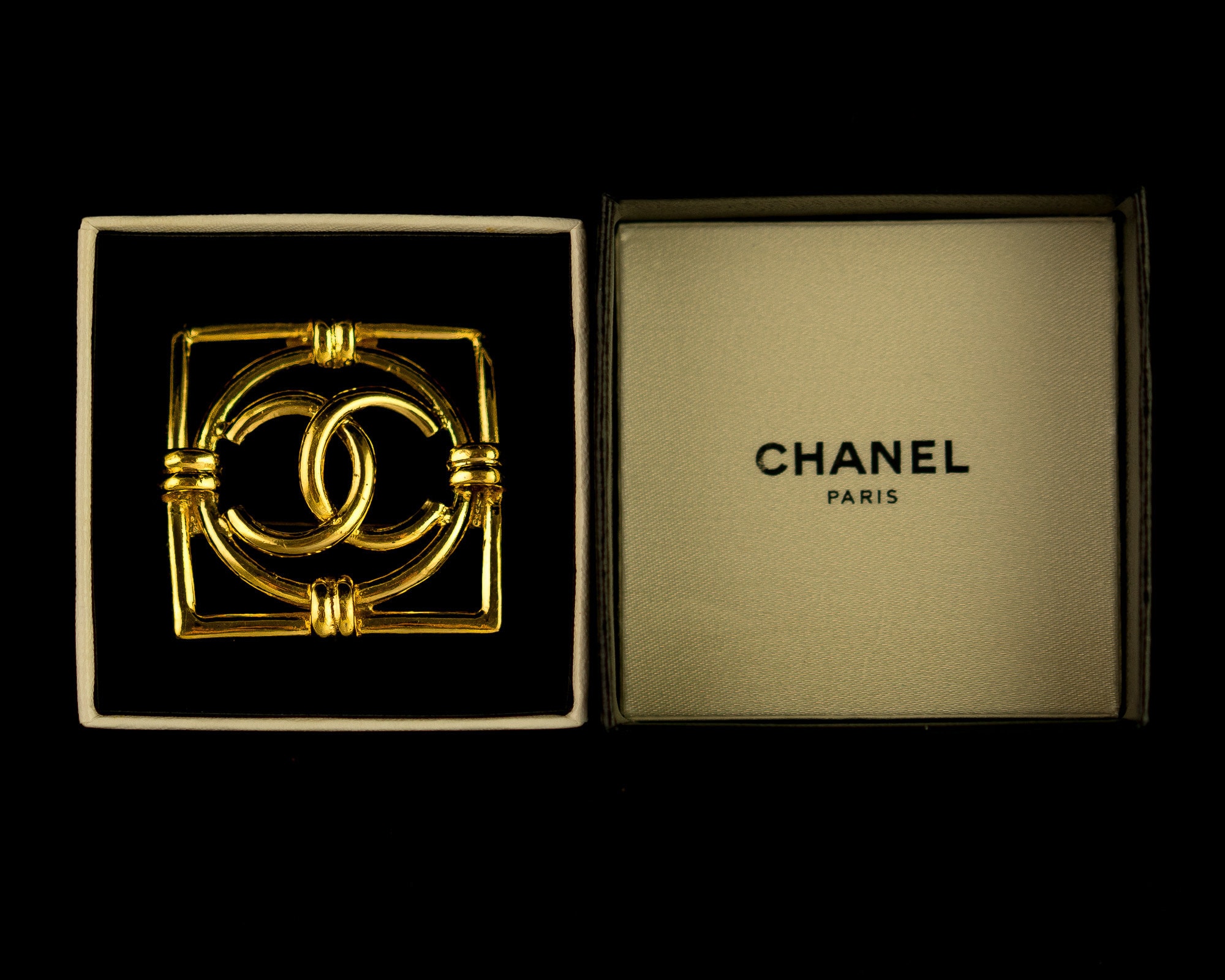 Chanel Brooch Pin - 216 For Sale on 1stDibs  chanel pin, cc brooch pin,  faux chanel pin