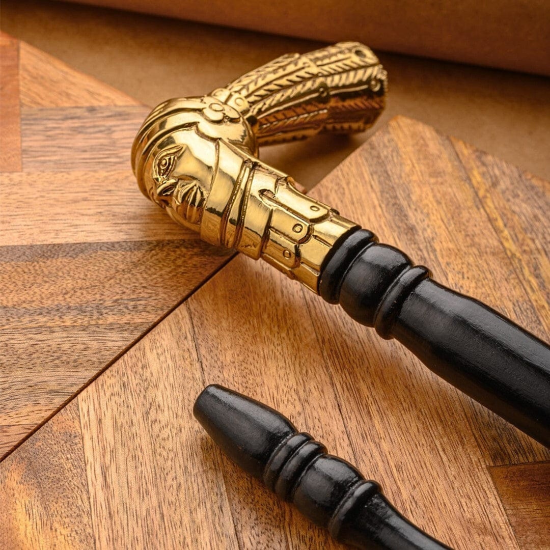 Wooden Walking Stick Irish Walking Cane Devil's Walking Cane Foldable