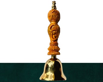 pure bronze(kansa) hand bell | hand bell | pooja bell | bell for pooja