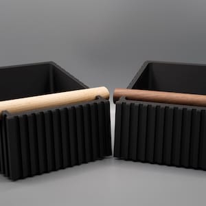 Espresso-knacklåda – svart