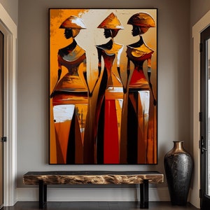 African Abstract Art Framed Poster, African Wall Art, African Woman, Abstract African Art, African Art, African Poster, Afro Woman, Print