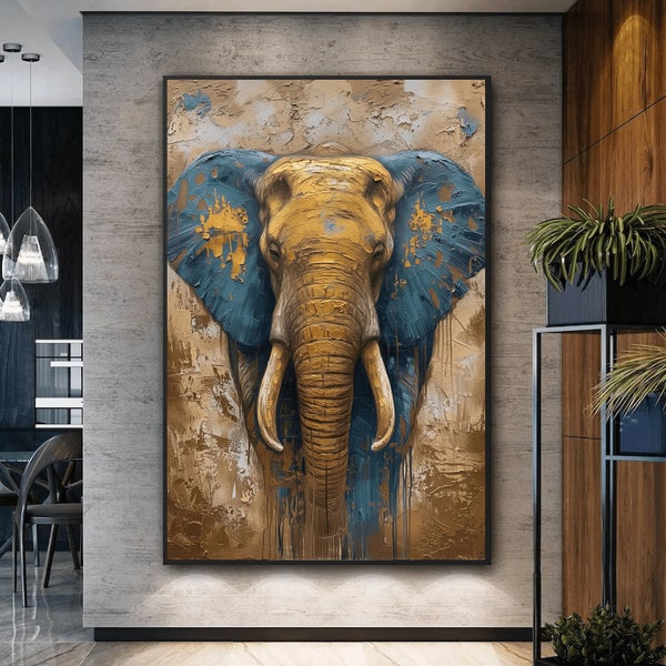 Elephant Abstract Art Digital Print, Elephant, Elephant Wall Art, Abstract Elephant, Elephant Art, Elephant Print, Elephant Poster, Wall Art