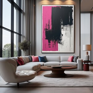 Pink Abstract Art Digital Print, Pink, Pink Wall Art, Pink Art, Pink Home Decor, Pink Prints, Pink Poster, Pink Painting, Modern Wall Art