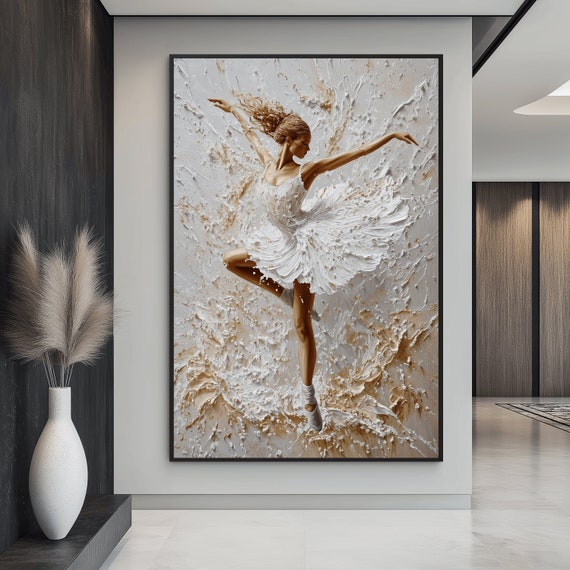 Abstract Ballerina Art Print: Dance Wall Decor (Digital Download)