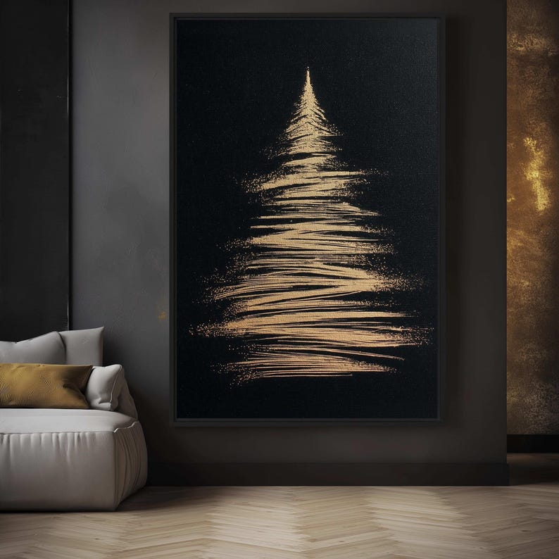 peinture-abstraite-golden-tree-impression-minimaliste-en-noir-et-or