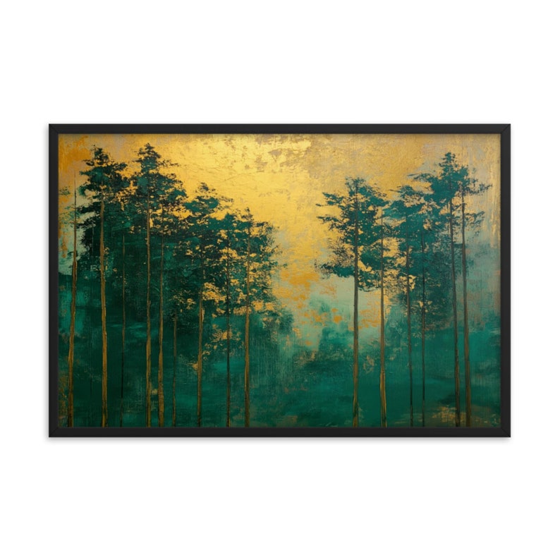 Framed poster