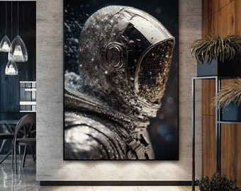 Astronaut Art Print: Space Age Portrait (Digital Download)