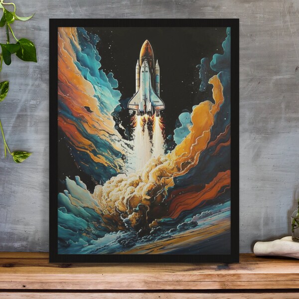 Rocket Ship Decor Etsy