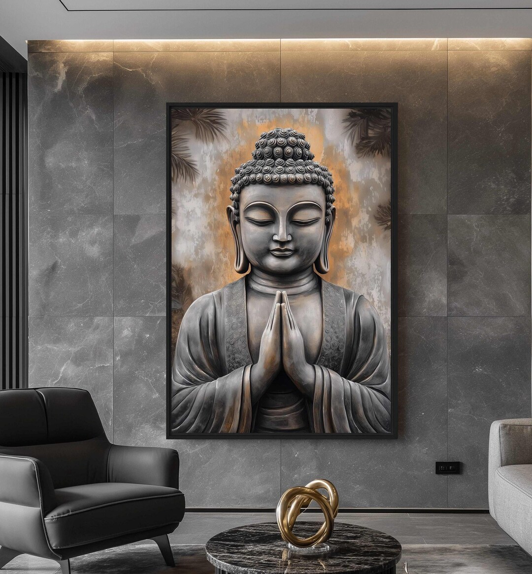 Zen Buddha Painting, Spiritual Wall Art (digital Download) - Etsy