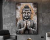 Zen Buddha Painting, Spiritual Wall Art (Digital Download)