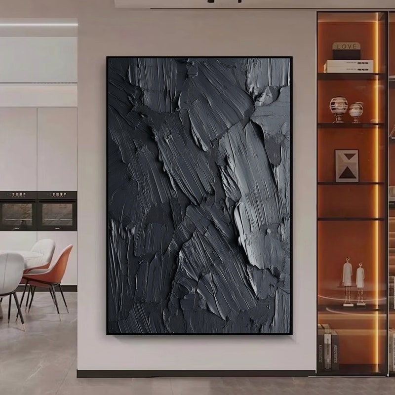 Black Wall Art - Etsy