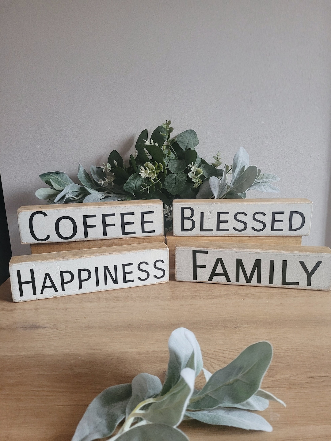 Large Wooden Block Signs Etsy