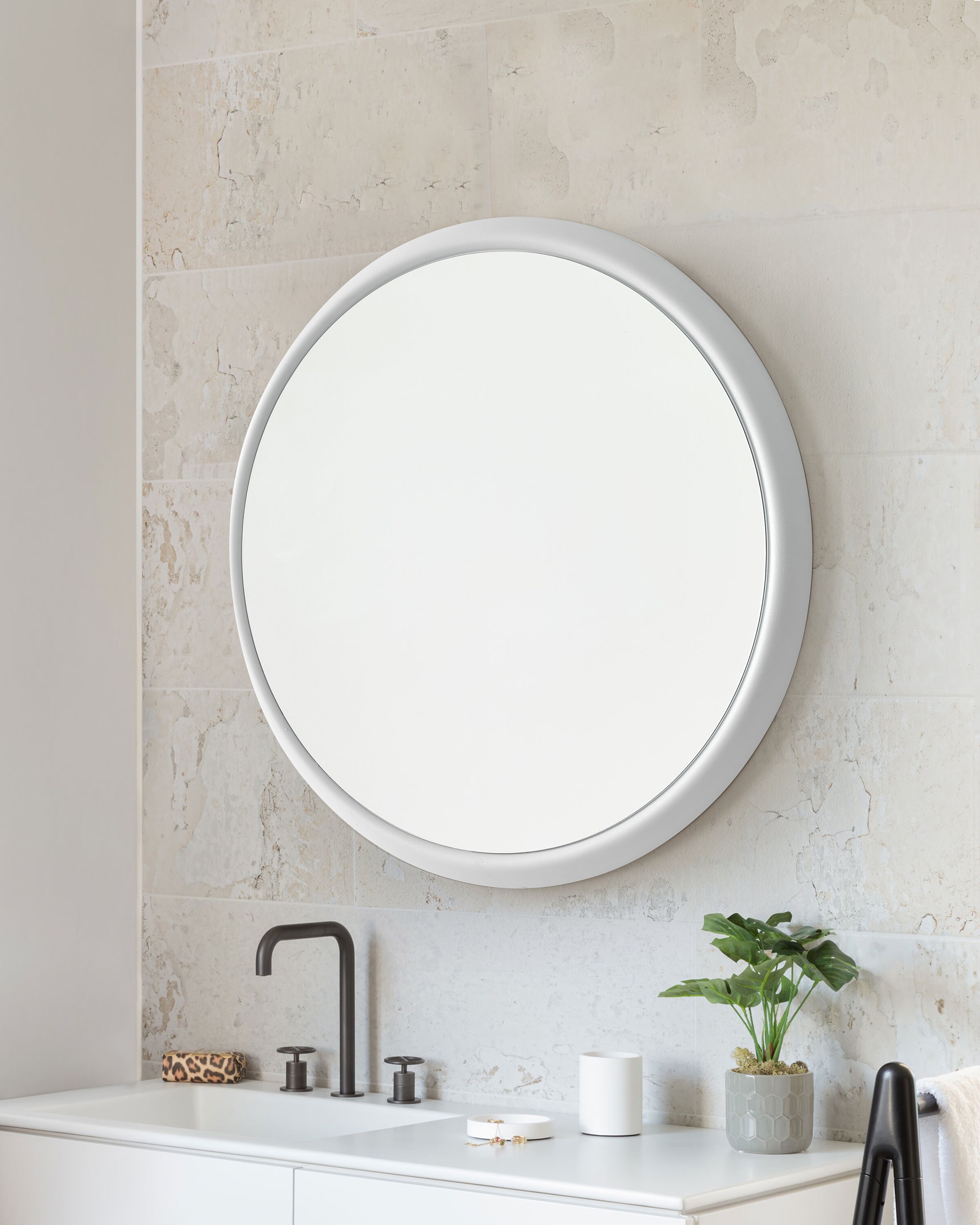 Round Mirror Full Length Mirror Vanity Mirror Bathroom Etsy