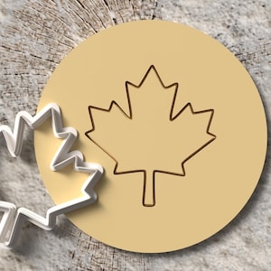 Maple Leaf Cookie Cutter | Maple Leaf Cookie Cutter Fondant | Canada Autumn Patriotic Nature | Multi-Size