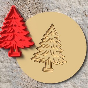 Kerstboom koekjesvorm | Kerstboom koekjesvorm | Feestelijke taartstempel | Gedetailleerde suikerpasta decoratie