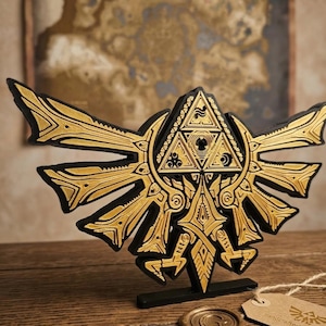 Zelda logo wall art décoration murale art mural idée cadeau nintendo