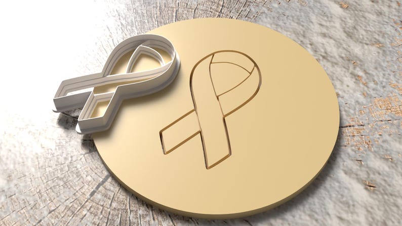 Ribbon Cookie Cutter for Awareness | Cookie Cutter Supporting a ...