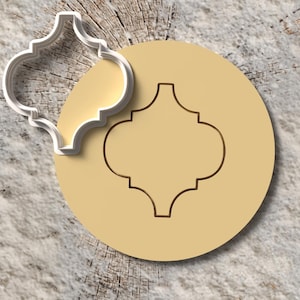 Marokkaanse Arabesque Tegelkoekjesvorm - Puzzel, Designtrend, Wandtegel, Vloertegel - Elegante Koekjesvorm