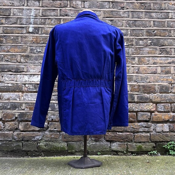 1950s French Belt Back Workwear Jacket - image 3