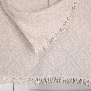 Baroque Dish Towel, 24&quot;x40&quot; Light Gray Cotton Hand Towel, Wedding Gift, Monogram Hand Towel, Turkish Hand Towel, Home Gift,