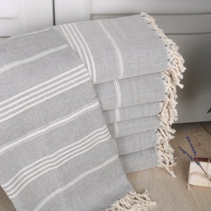 Striped Towel, Bachelorette Party Gifts Bridesmaids, 40x71 Inches Navy Cotton Towel, Personalized Turkish Towel, Monogram Beach Towel,