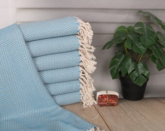 Personalized Turkish Cotton Towel: Chevron Bachelorette Party Gift
