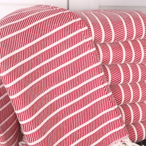 40x75 Inches Red Bamboo Towel, Spa Gift, Personalized Gifts, Bachelorette Party Gifts, Gift For Him, Striped Towel, Beach Towel Monogram,