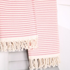 Toalla de baño, regalo personalizado para él, toalla de algodón bermellón de 40 x 71 pulgadas, regalos personalizados, regalos para él, linda toalla de playa, imagen 8