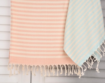 Personalized Gift, 16"x40" Cotton Hand Towel, Custom Hand Towel, Chevron Tea Towel, Turkish Towel Hand Towel, Monogram Dish Towel,