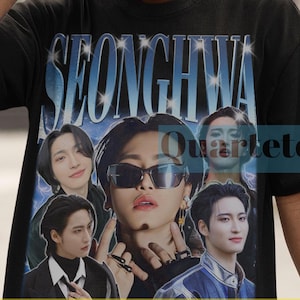 SEONG HWA Retro Shirt, Seong Hwa Shirt, SeongHwa Kpop Tshirt, SeongHwa Tees, SeongHwa Sweater, Park SeongHwa Merch, ATEEZ Kpop Idol Gift