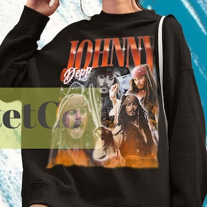 Johnny Depp, Johnny Depp Sweatshirt, Johnny Depp Sweater, Vintage Johnny Depp, Retro Johnny Depp, Johnny Depp Movies, Johnny Depp Fan Gift