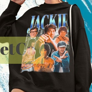 Jackie Chan, Jackie Chan Sweater, Jackie Chan Sweatshirt, Actor Jackie Chan Movies, Retro Jackie Chan Vintage, Actor Sung Kang Movies Police