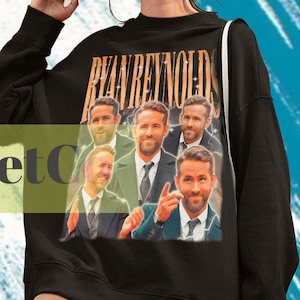 Ryan Reynolds Sweatshirt, Ryan Reynolds Sweater, Ryan Reynolds Vintage Sweater, Ryan Reynolds Fan, Retro Ryan Reynolds Movies, Ryan Reynolds