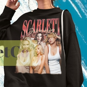 Scarlett Johansson, Scarlett Johansson Sweatshirt, Scarlett Johansson Sweater, Scarlett Johansson Film, Vintage Scarlett Johansson Merch
