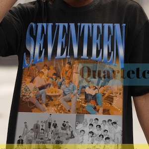 Seventeen Tshirt, Seventeen Shirt, Seventeen Vintage Tshirt, Seventeen Fan Tees, Seventeen Merch Tees, Kpop Tees, Seventeen Kpop Tees