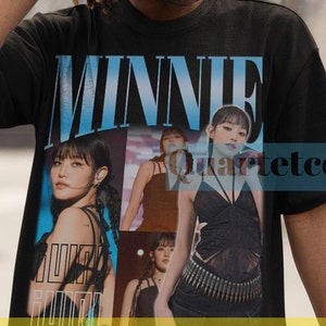 Minnie Tshirt, Minnie  G-IDLE, Minnie  G IDLE Shirt, Minnie  G I-DLE Vintage Tshirt, G Idle Fan Tees, G Kpop Gift Tees, Music Kpop Shirt