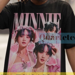 Minnie Tshirt, Minnie  G-IDLE, Minnie  G IDLE Shirt, Minnie  G I-DLE Vintage Tshirt, G Idle Fan Tees, G Kpop Gift Tees, Music Kpop Shirt
