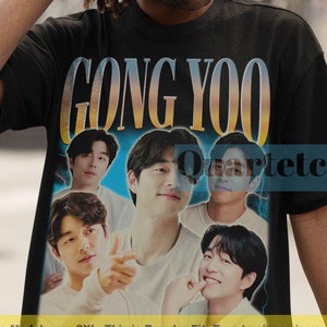 Gong Yoo Tshirt, Gong Yoo Shirt, Gong Yoo Vintage Tshirt, Gong Yoo Fan Tees, Gong Yoo Merch Tees, Kpop Tees, Kdrama Shirt, Kdrama Gift Tees