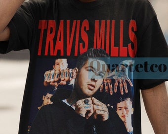 Travis Mills, Travis Mills Shirt, Travis Mills Vintage Tshirt, Travis Mills Rapper Shirt, Travis Mills Merch, Travis Mills  Hip Hop Rap Tee