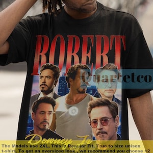 Robert Downey Jr Tshirt, Robert Downey Shirt, Robert Downey Vintage Tees, Robert Downey Gift, Retro Robert Downey, Robert Downey Clothing