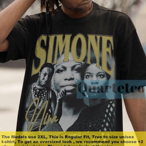 Nina Simone  , Nina Simone Shirt , Nina Simone Merch , Nina Simone Fan Tees , Retro Nina Simone Tour Merch, Vintage Nina Simone Poster Shirt