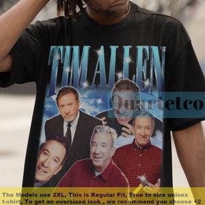 Tim Allen, Tim Allen Tshirt, Tim Allen Shirt, Tim Allen Movies, Retro Tim Allen Gift, Tim Allen Fan Gift Clothing, Tim Allen Tees Poster