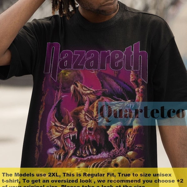 Nazareth Band, Nazareth Shirt, Nazareth Merch, Nazareth Fan Tees, Nazareth Tour Shirt , Vintage Nazareth Retro Shirt , Vintage Nazareth Band