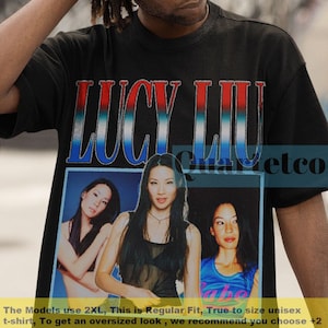 Lucy Liu, Lucy Liu Shirt, Lucy Liu Fan Tees, Lucy Liu Merch, Lucy Liu Vintage Tshirt, Lucy Liu Movies Tee, Actress Lucy Liu Film Shirt Gift
