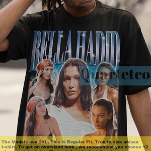 Bella Hadid, Bella Hadid Shirt, Bella Hadid Vintage Tshirt, Bella Hadid ...