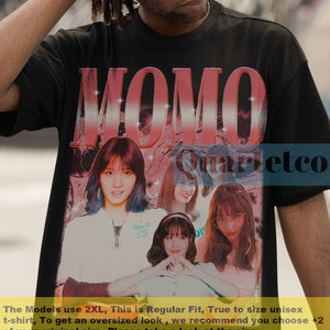 Momo Twice, Momo Shirt, Momo Fan Tees, Momo Twice Merch, Momo Vintage Shirt, Retro Momo Korean Girl Band Tour Tshirt, Momo Gift Poster Shirt